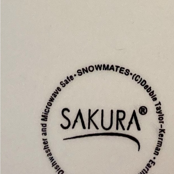 Sakura Snowmates Debbie Taylor Kermin Earthware - Picture 7 of 7